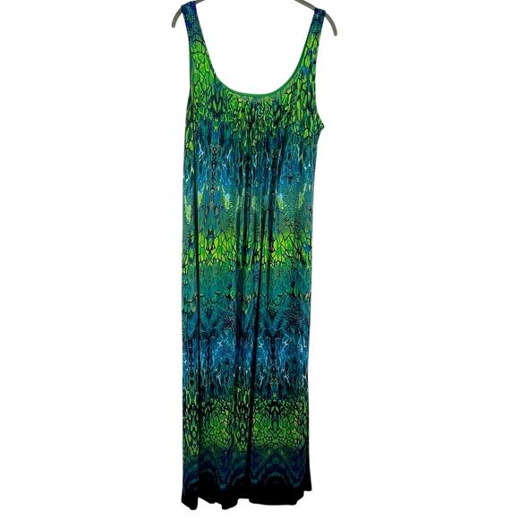 Glamour Sleeveless Stretch Maxi Dress Women's 18W - Picture 1 of 7
